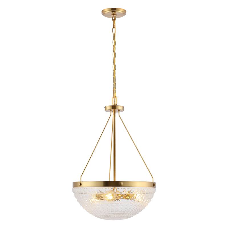 SAFAVIEH Lighting Thorin 3LT 16.5-inch Pendant - 17" W x 17" D x 30-102" H