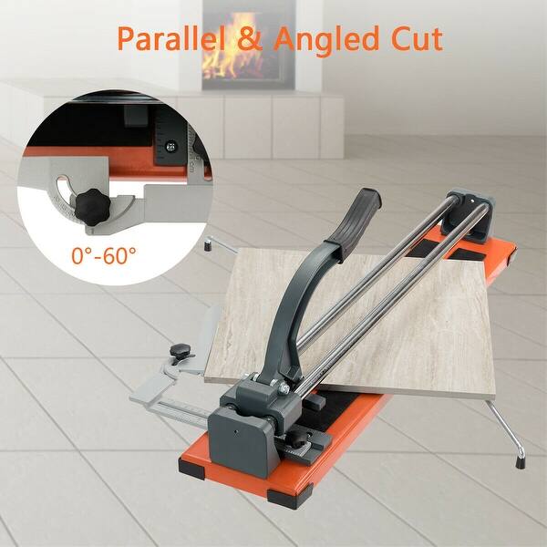 Shop Gymax 24 Rip 16 Diagonal Porcelain Ceramic Manual Tile