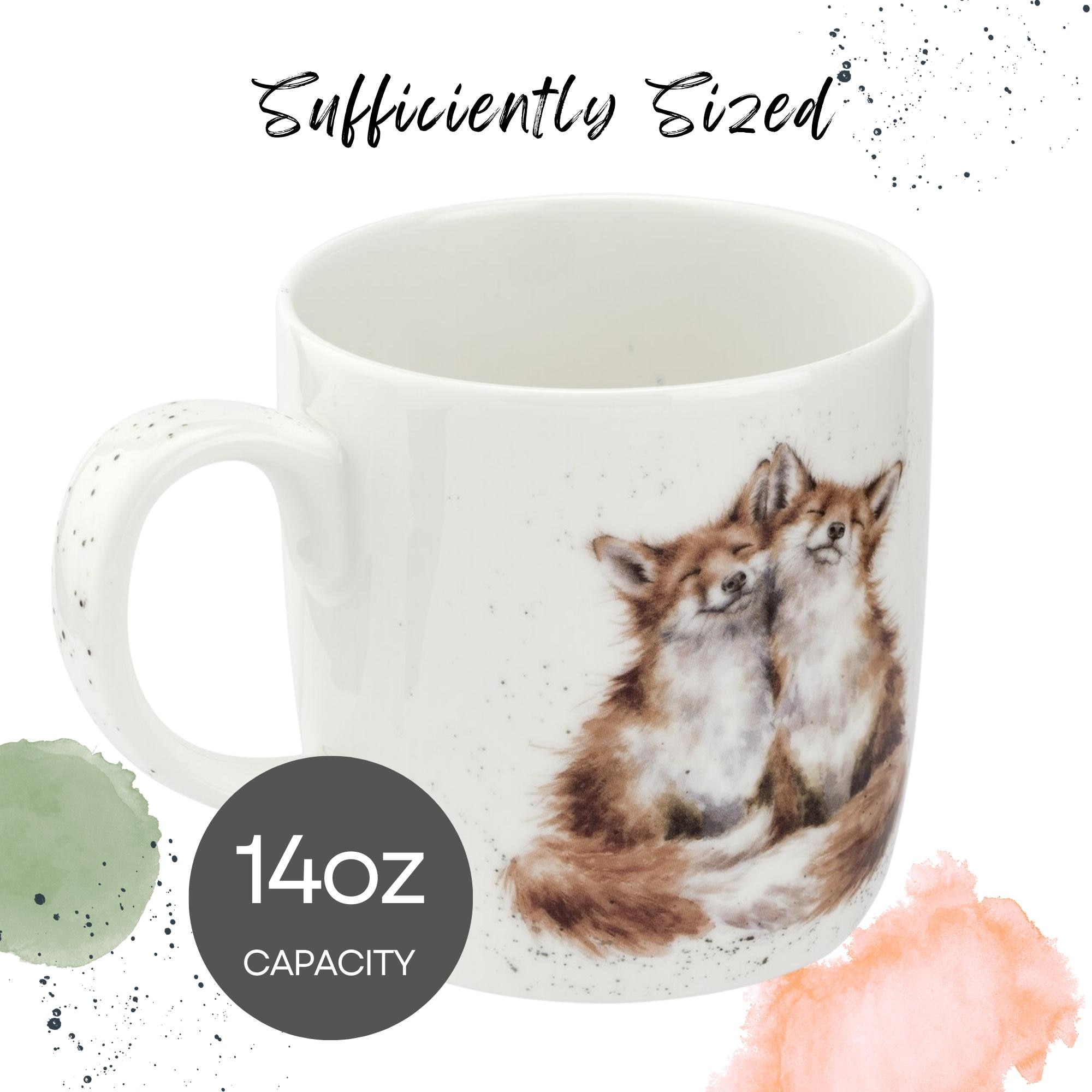 Royal Worcester Wrendale Designs Mug Wildlife Animals - On Sale
