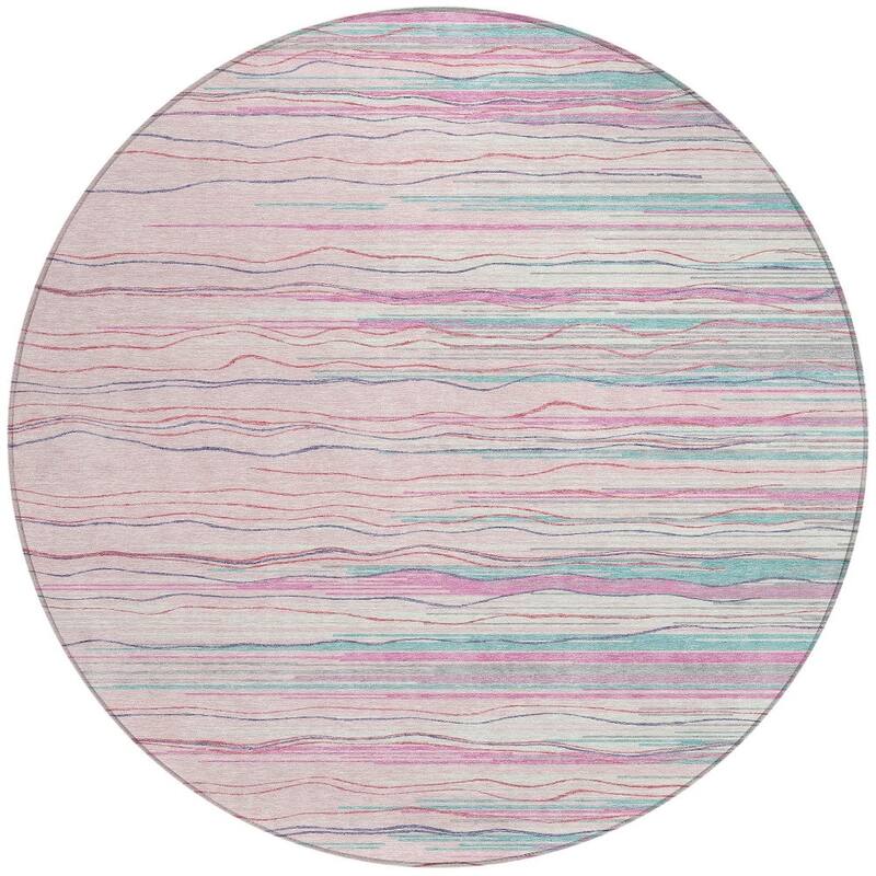 HomeRoots Striped Transitional Rectangle Outdoor Rug