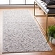 preview thumbnail 14 of 42, SAFAVIEH Adirondack Isabelle Chevron Distressed Rug 2'6" x 14' Runner - Ivory/Charcoal - Runner