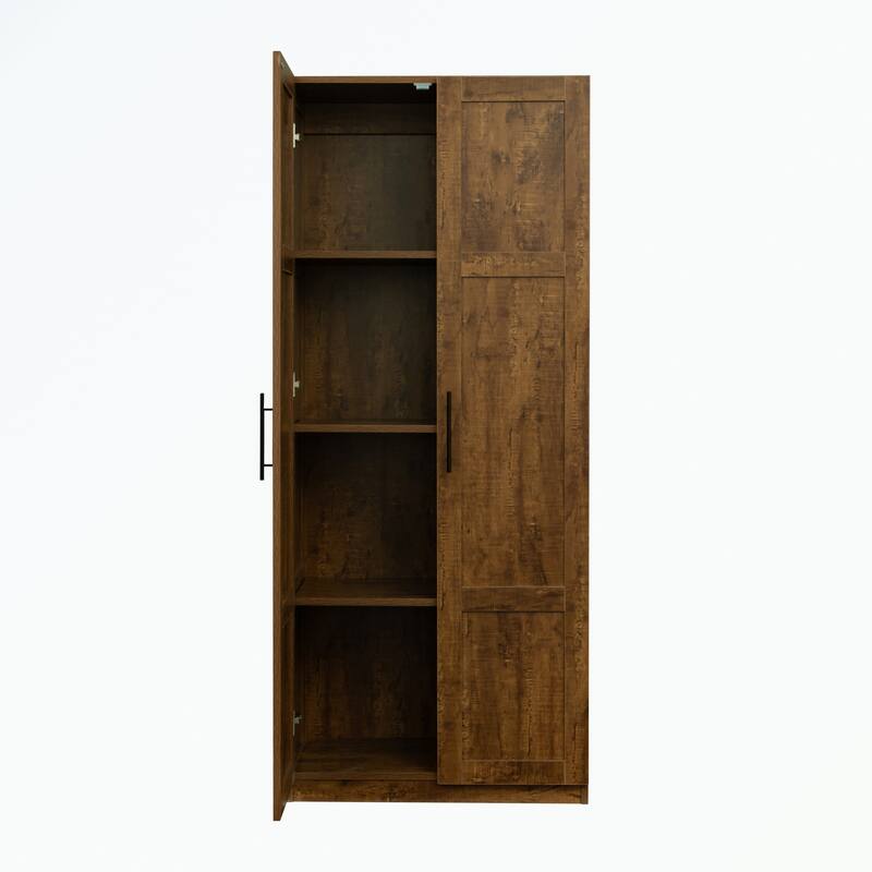 High wardrobe with 2 doors and 3 partitions Bed Bath & Beyond 37065684