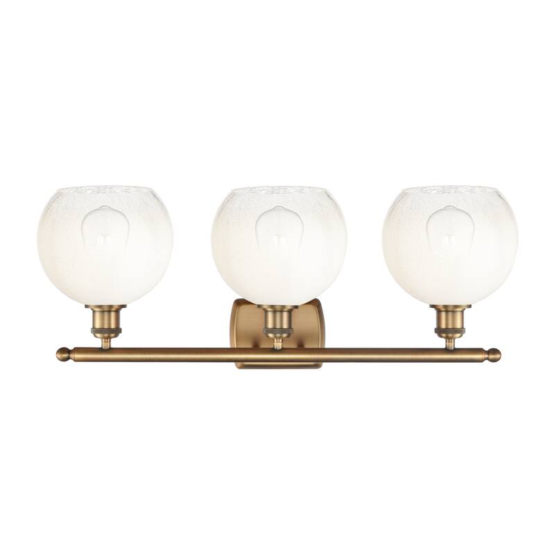 Innovations Lighting Endless Possibilities Ballston - Brookhaven Globe - 3 Light 28" Bath Vanity Light