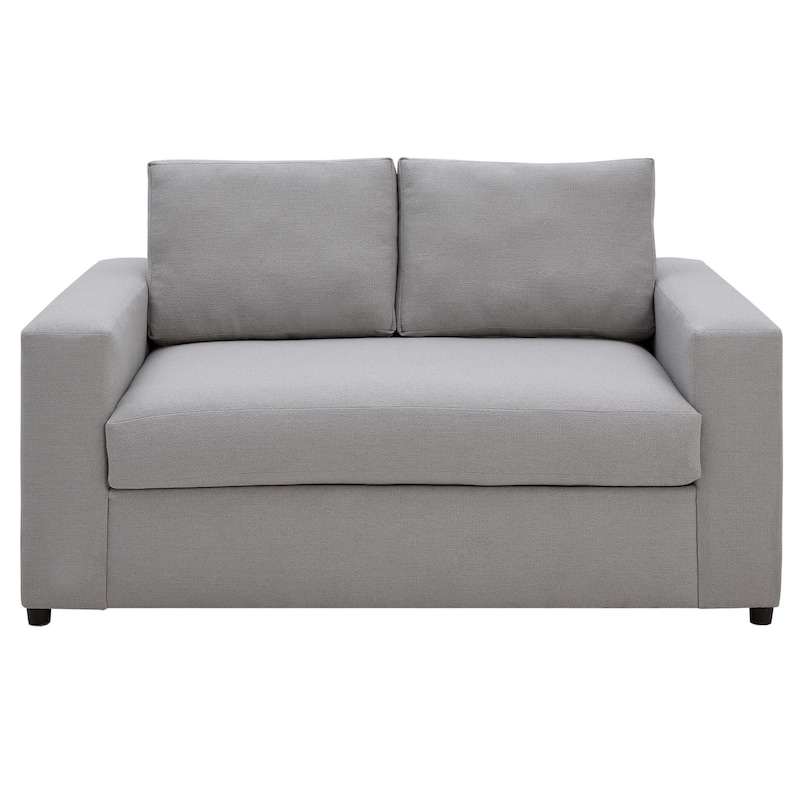 Avendale Linen Blend Loveseat - Made in the USA With Bench Seat Cushion