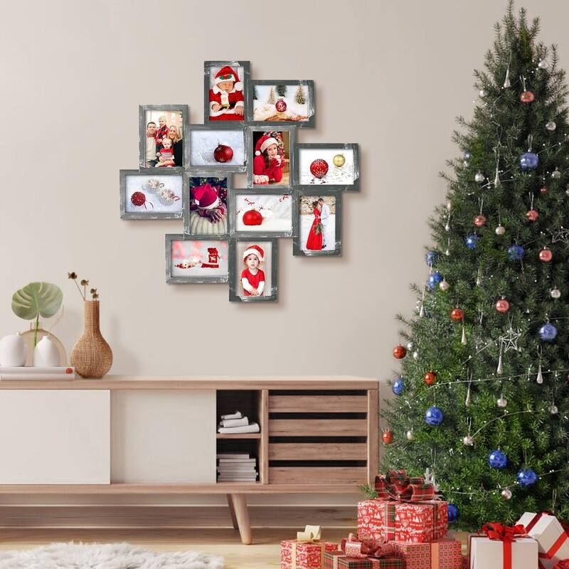 HELLO LAURA 12 Opening Picture Family Frame Collage Photo Frame