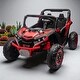 preview thumbnail 15 of 19, 24V Two-Seater Kids Ride-On UTV with Remote Control, Four-Wheel Suspension, Bluetooth, LED Lights, for Kids 3+ Red