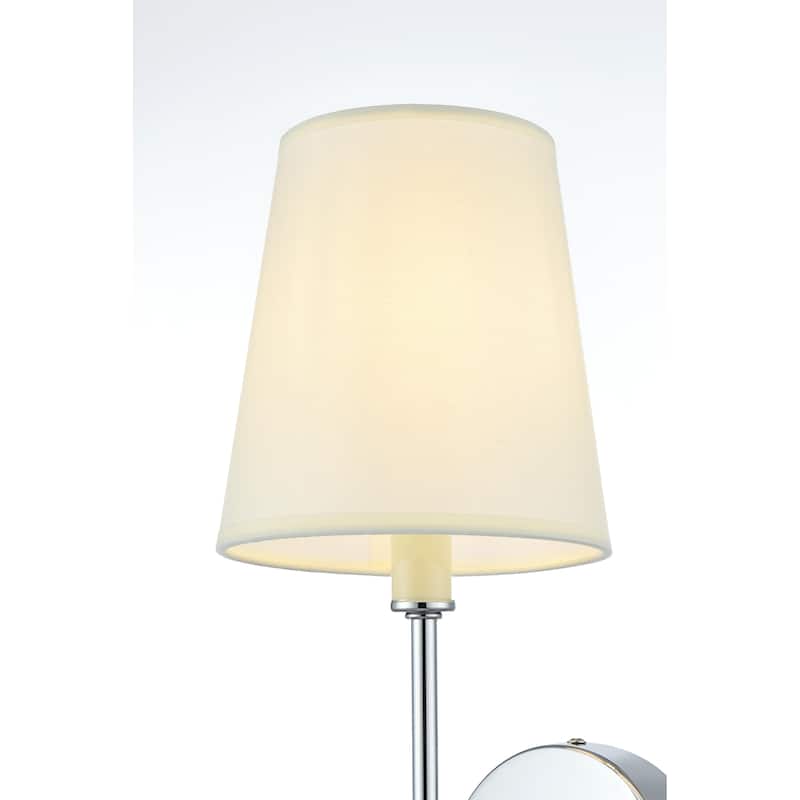 Mel Collection Wall Sconce D5.5 H15 Lt:1 Black Finish