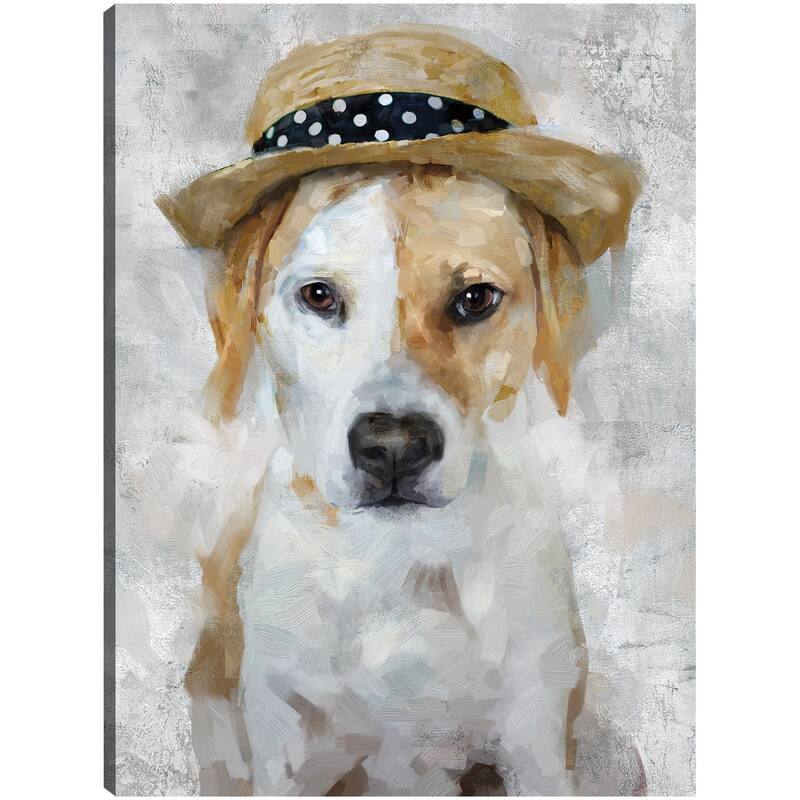 Hat Happy I By Studio Arts Canvas Art Print