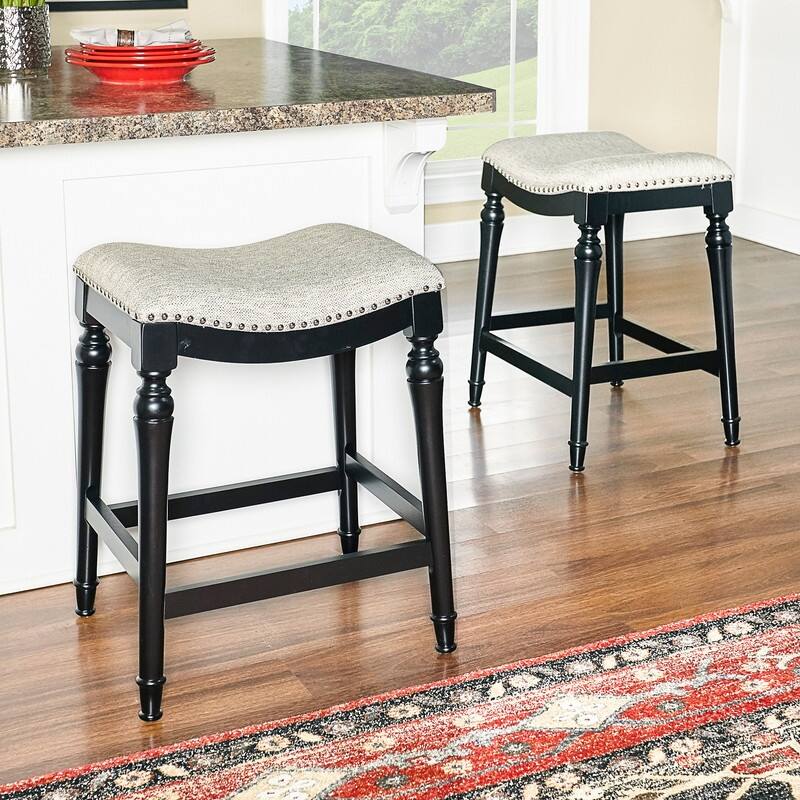 Hayes Big and Tall Saddle Seat Counter Stool