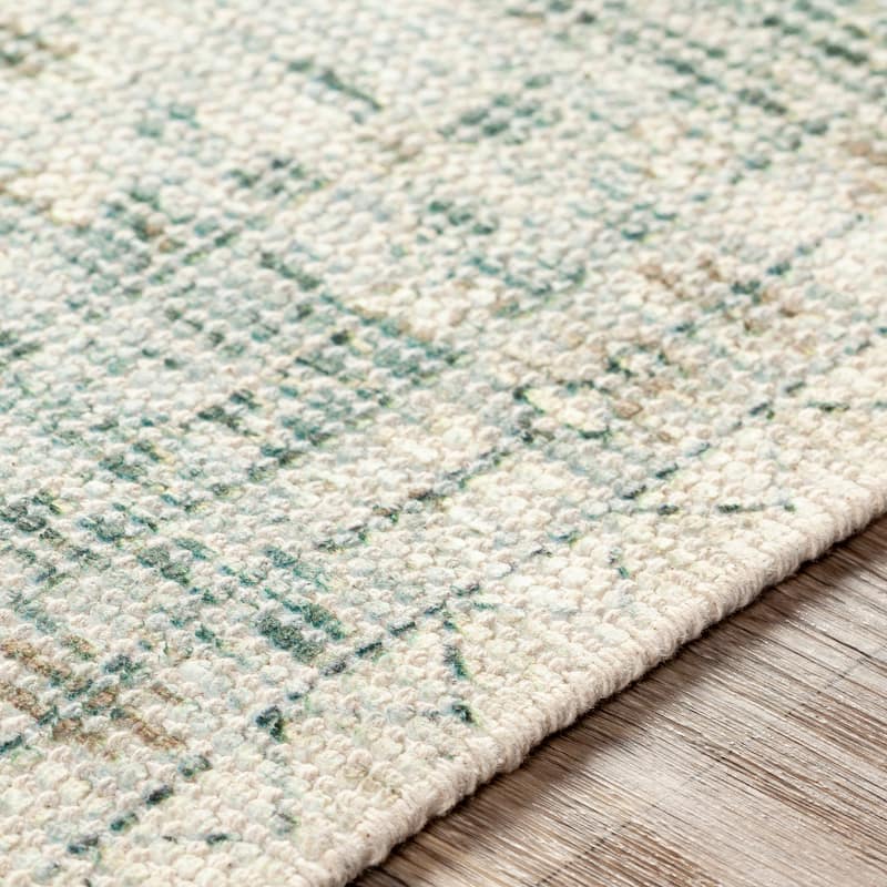 Livabliss Evans Distressed Medallion Handmade Cotton Area Rug