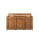 Option Saddle Brown Cabinet Base Only - No Top