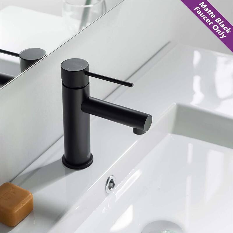 Luxury Solid Brass Single Hole Bathroom Faucet
