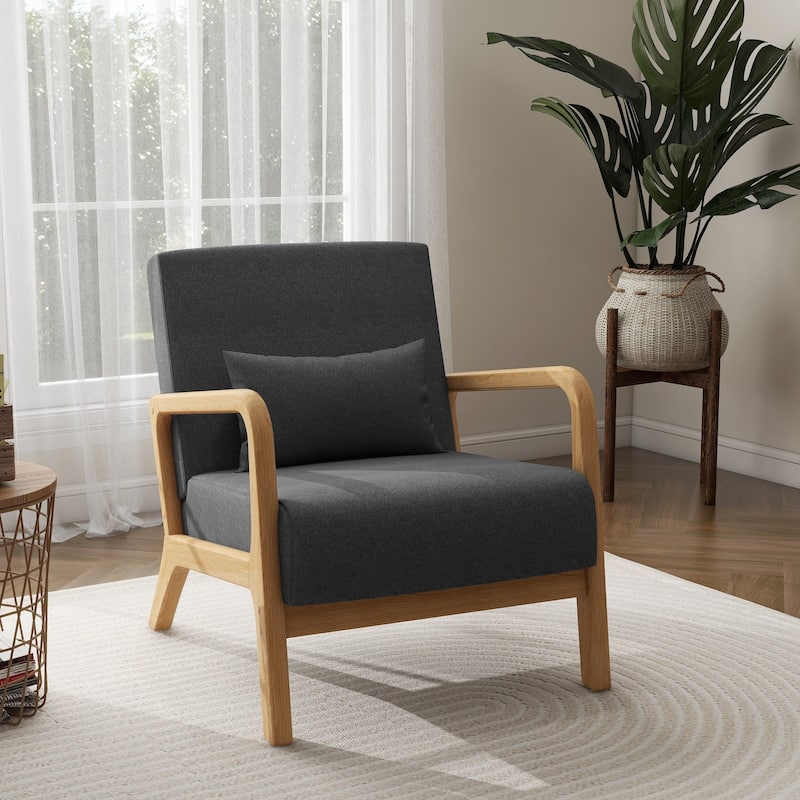 Modern Accent Chairs for Living Room - Dark Gray