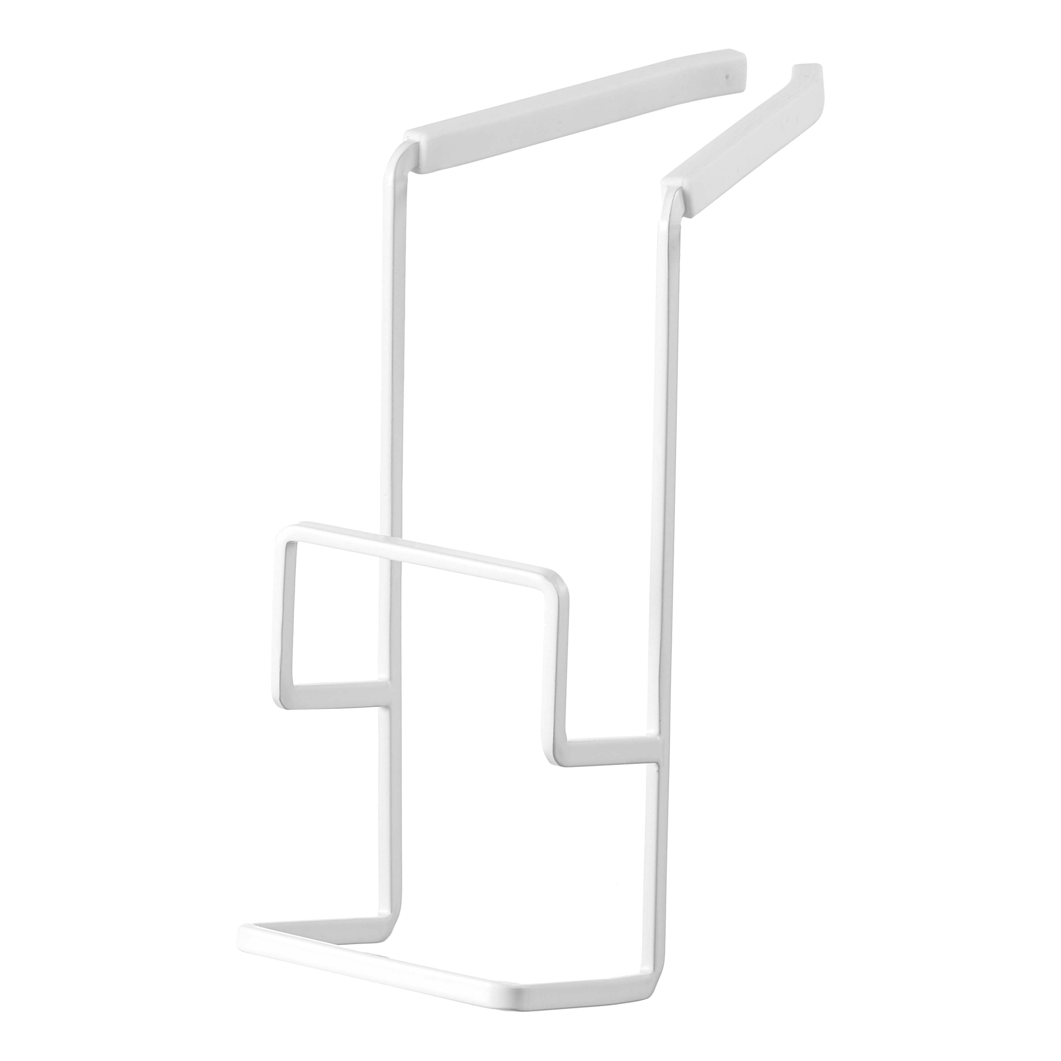 Yamazaki Home Faucet-Hanging Sponge Holder - Two Sizes, Steel, Double - L 6.3 x W 2.36 x H 6.1 inches
