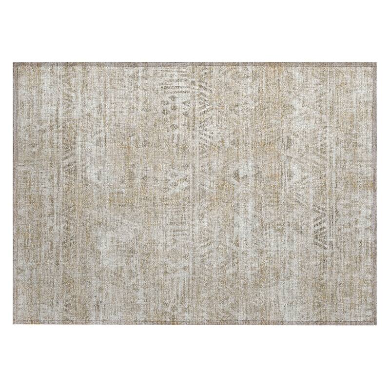 Machine Washable Indoor/ Outdoor Global Jara Chantille Rug