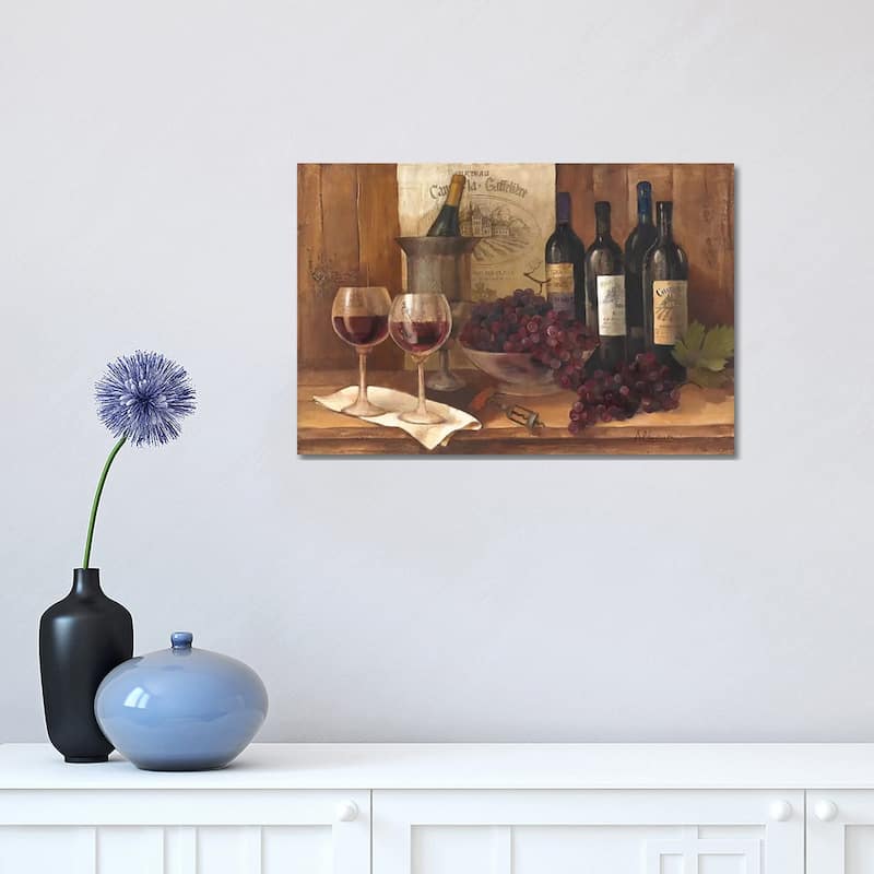 iCanvas "Vintage Wine" by Albena Hristova Canvas Print