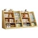 preview thumbnail 33 of 42, 4-Tier Kids Bookshelf with Storage Pockets,Toy Organizer Cabinet