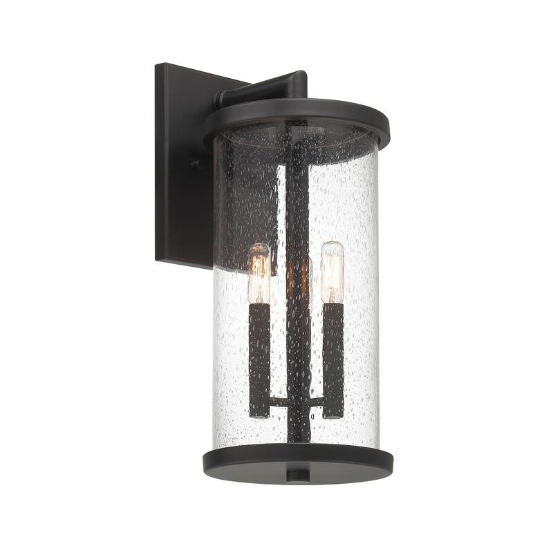Designers Fountain D298C-8EW Otto 3 Light 19" Tall Wall Sconce - Matte Black