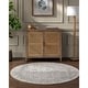 preview thumbnail 12 of 14, Ivonne Casual Area Rug Medium Gray - 5'3" Round