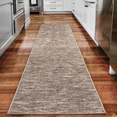 Addison Villager Textured Solid Wool and Viscose Area Rug