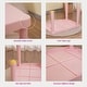 preview thumbnail 4 of 3, 3 Piece Kids Table and Chair Set, Toddler Set, Children Activity Tablefor Reading, Preschool, Drawing, Toddler, Playroom