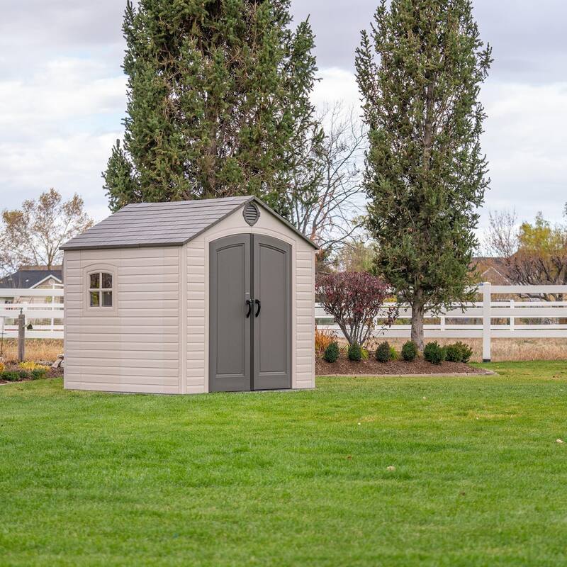 Lifetime 8 Ft. x 7.5 Ft. Outdoor Storage Shed (6411)