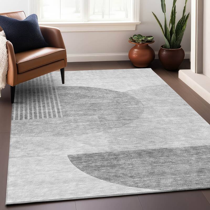Premium Washable Super Soft Modern Deco Mayfield Rug