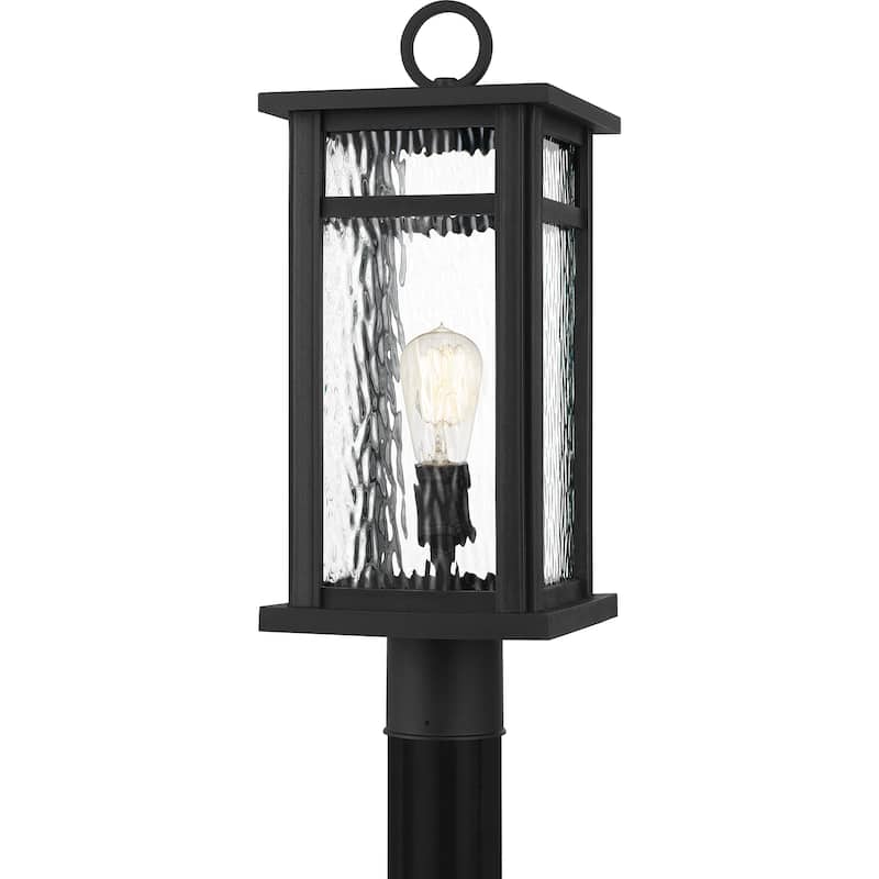 Moira Outdoor Post Lantern - Earth Black