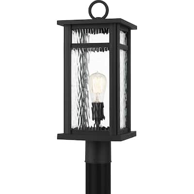 Moira Outdoor Post Lantern - Earth Black