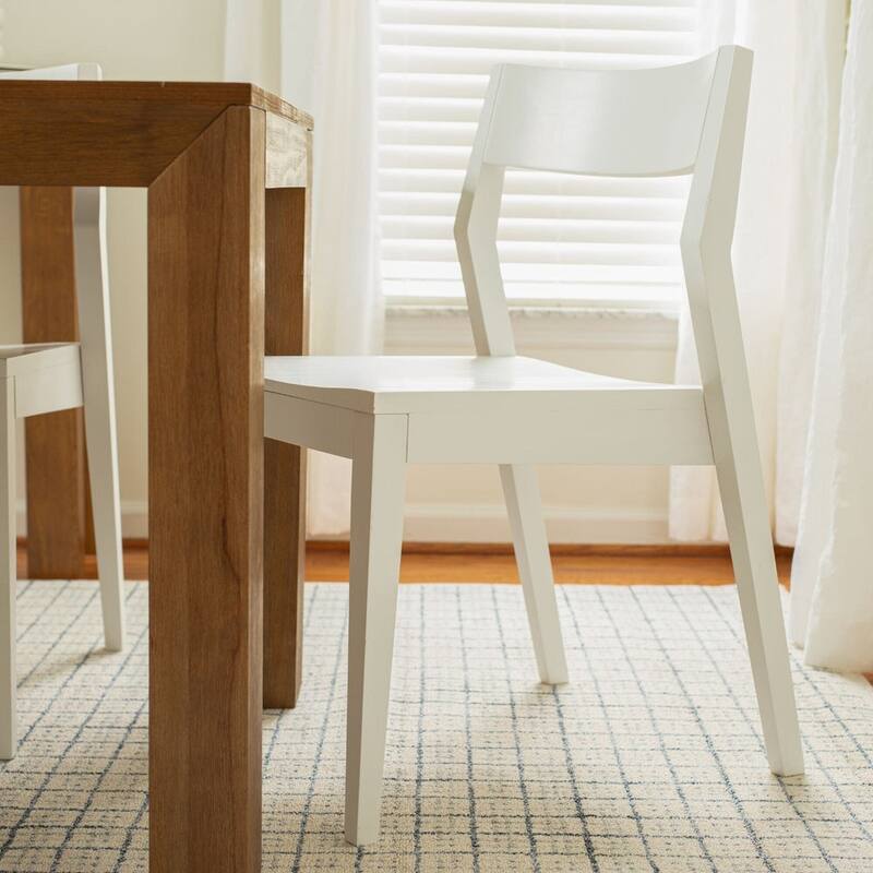 Plank and Beam Modern Solid Wood Dining Chair - Set of 2