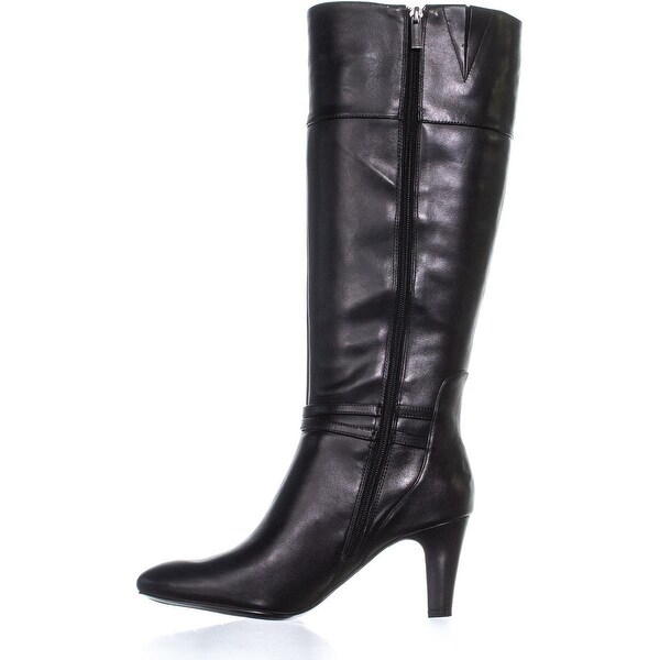 wide calf kitten heel boots