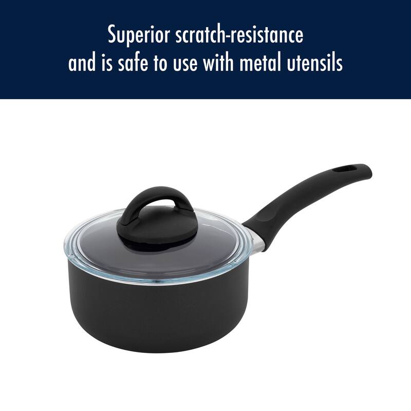 Henckels Everlift 10-pc Traditional Nonstick Cookware Set - Black