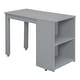 preview thumbnail 36 of 103, Modern Wooden Loft Bed with Retractable Writing Desk and 3 Drawers, Storage Stairs and Shelves