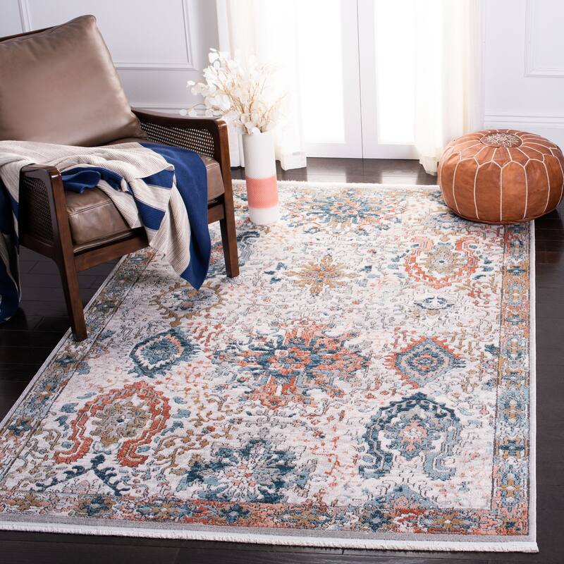 SAFAVIEH Shivan Ivah Modern Rug - 5'3" x 7'6" - Grey/Blue