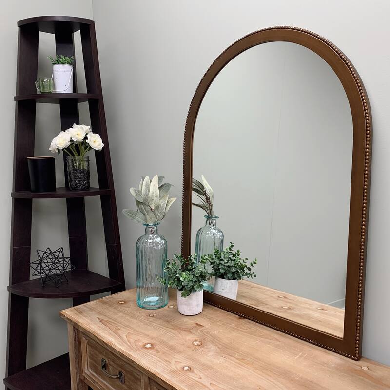 Van Buren Framed Vanity Mirror - Crescent Cathedral - 24.4x32.4