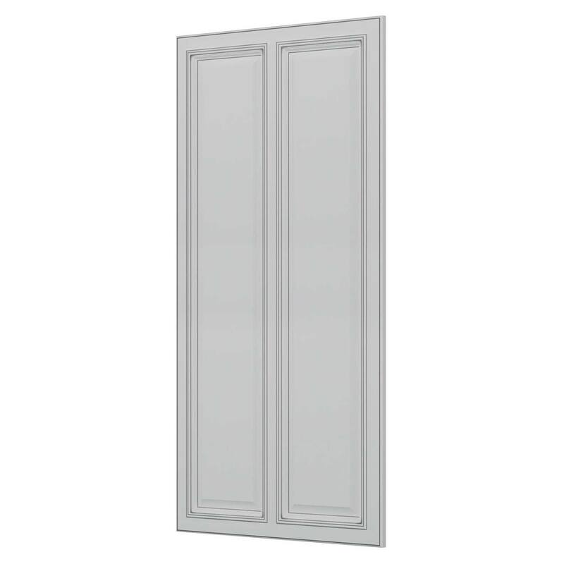 Sunny Wood Riley 24" x 50" Decorative Panels - White