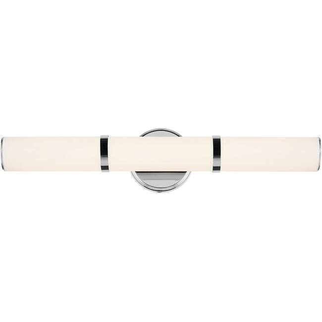 Kichler 55188LED Rosh 24" Wide LED Bath Bar with White Glass Shade