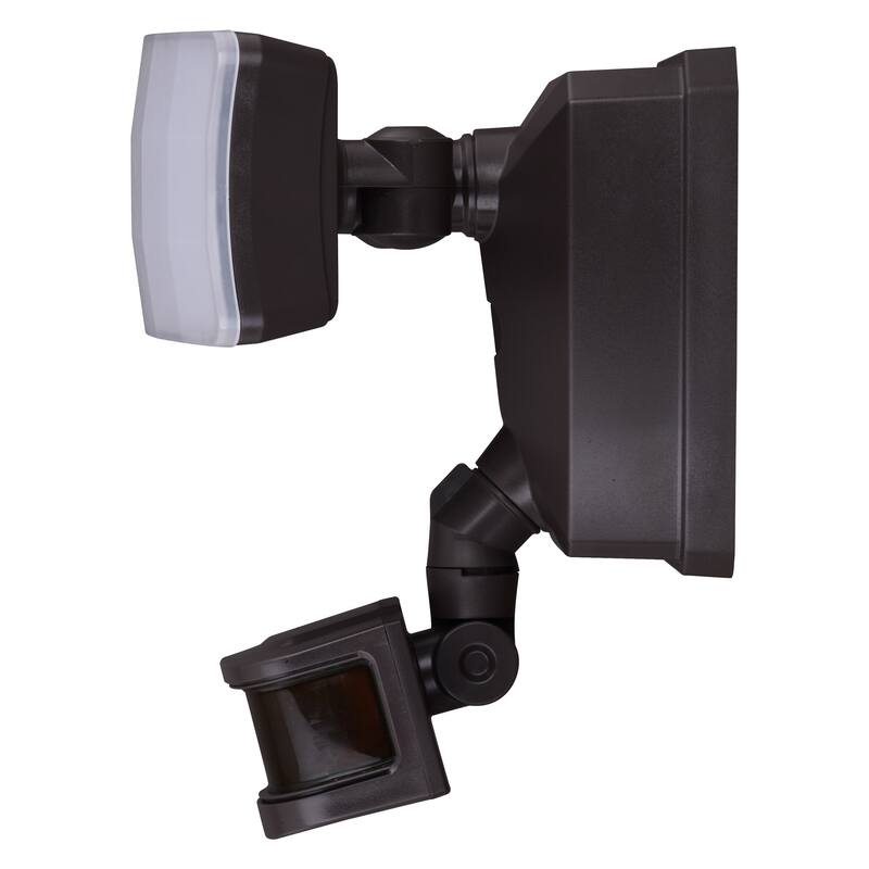Zeta 2 Light LED Outdoor Motion Sensor Adjustable Security Flood Light Bronze - 11.5-in W x 8-in H x 6.5-in D