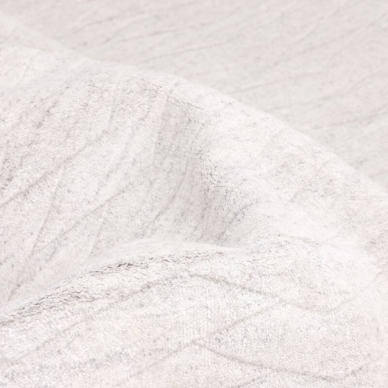Overton Handmade Modern Contemporary Solid Area Rug