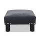 preview thumbnail 39 of 130, The Curated Nomad Performance Fabric Stardust Square Upholstered Footstool Ottoman