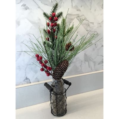 Farmhouse Primative Jar Centerpiece