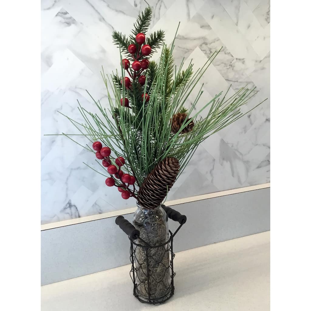 Farmhouse Primative Jar Centerpiece