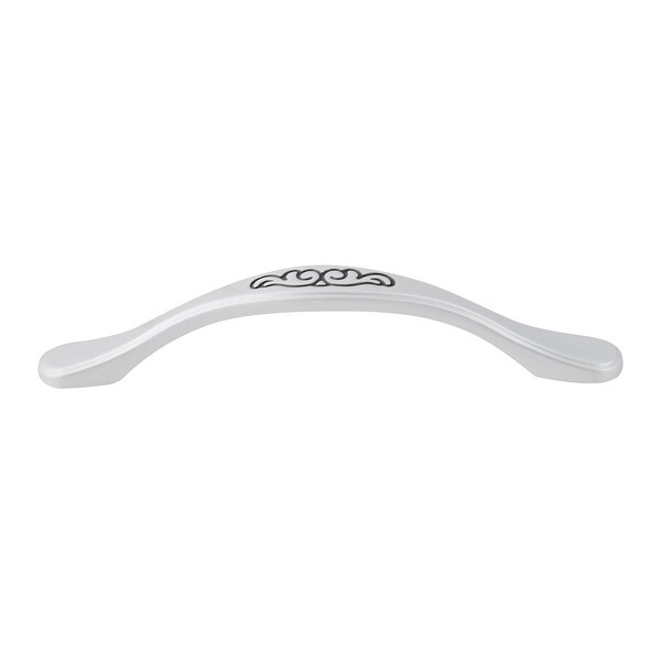 Cabinet Handles Pull Zinc Alloy 3.8" Hole Center for Furniture Doors Cabinets Cupboards Wardrobe Silver Black