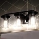 preview thumbnail 1 of 3, Luxury French Country Bath Vanity Light, 7.25"H x 23.75"W, with English Country Style, Midnight Black, by Urban Ambiance