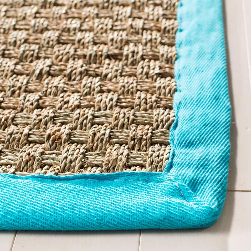 SAFAVIEH Natural Fiber Marina Basketweave Seagrass Rug