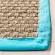 SAFAVIEH Natural Fiber Marina Basketweave Seagrass Rug