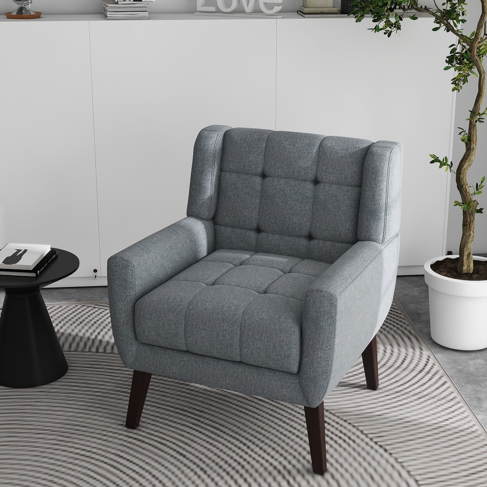 Tufted Arm Chair Upholstered Lounge Chair