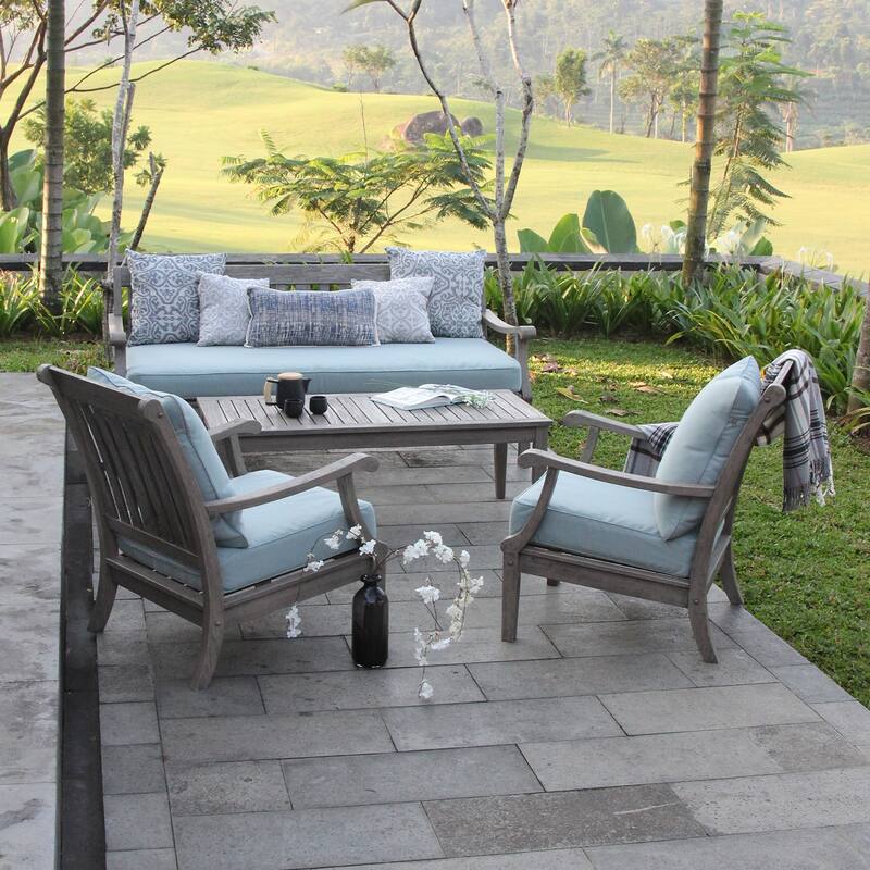 Cambridge Casual Como Solid Wood Outdoor Daybed
