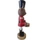 preview thumbnail 8 of 9, Fraser Hill Farm 48-inch Fiberglass Bear Nutcracker Playing Drum Figurine with Music - Multi