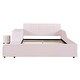 preview thumbnail 88 of 100, Upholstered Grounded Bed Mother & Child Bed with Bedside Desk and Little Round Stool